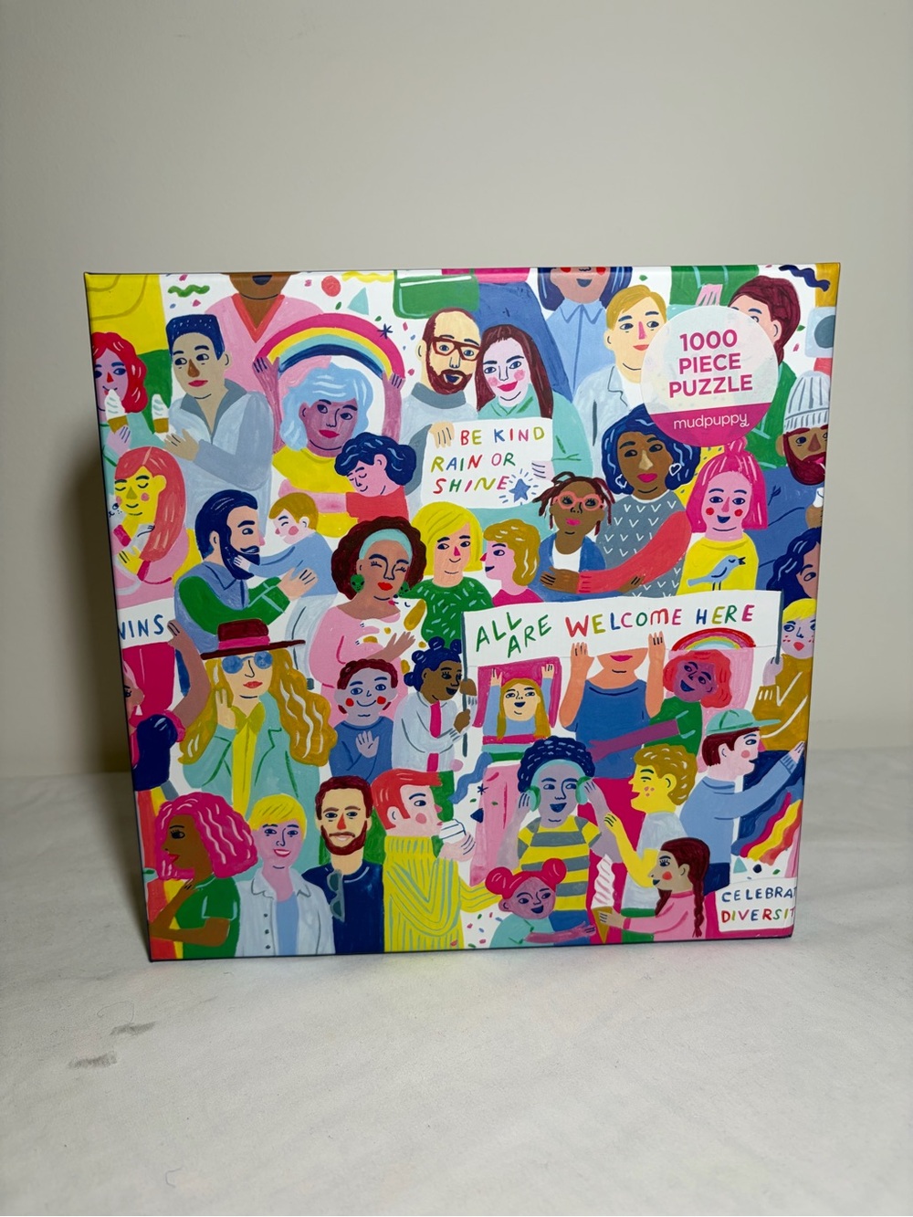 Mudpuppy 'Be Kind, All Are Welcome' 1000-Piece Puzzle - Multicolor